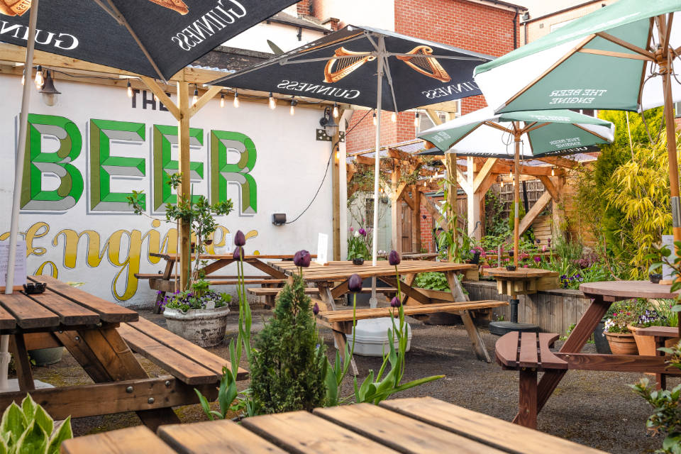 Beer Engine. Beer garden.